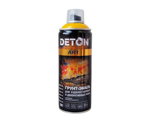 DETON ART - Primer-enamel - Cadmium yellow - Aerosol, 520 ml