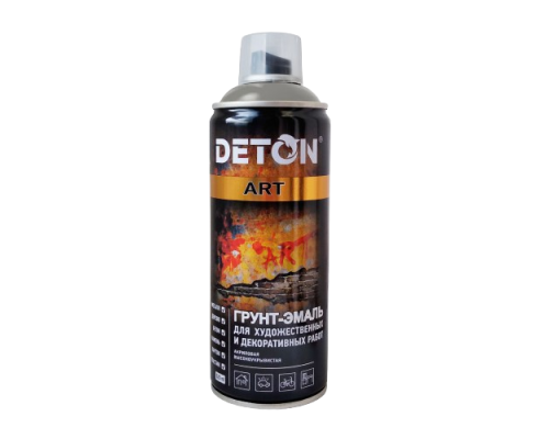 DETON ART - Primer-enamel - Gray - Aerosol, 520 ml