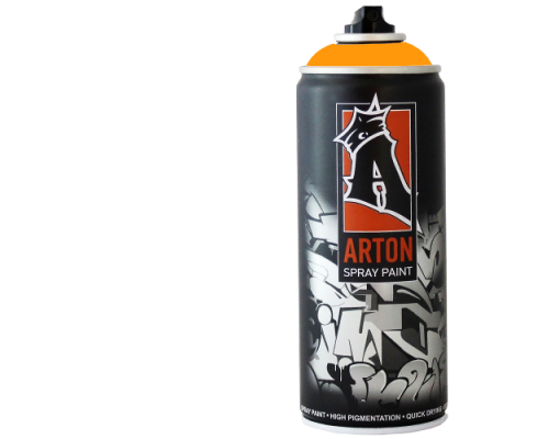 A203 Aerosol paint for design and artistic works ARTON, Pastel orange, aerosol 400 ml