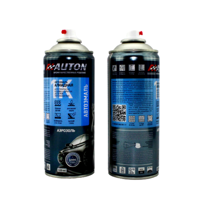 AN 671 Automotive enamel Alkyd AUTON, Light gray, aerosol 520 ml