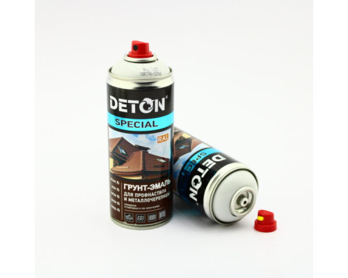 RAL 7035 DETON SPECIAL - Primer-enamel for metal tiles - Light gray - Aerosol, 520 ml