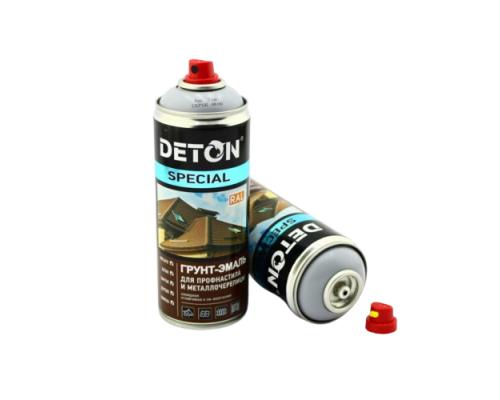 RAL 7040 DETON SPECIAL - Primer-enamel for metal tiles - Gray window - Aerosol, 520 ml