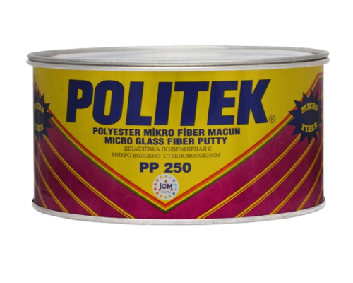 POLITEK Micro-Glass-Fiber 500г шыны талшықты полиэфирлі замазка.