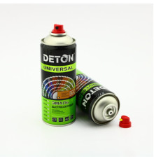 U1021 Aerosol paint “Deton Universal” RAL 1021 color Rapeseed yellow, glossy, acrylic 520 ml