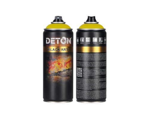 DETON ART - Грунт-эмаль - Yellow - Аэрозоль, 520 мл