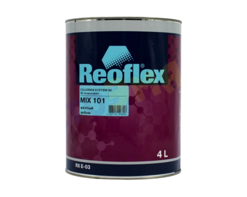 101 MIX Acrylic enamel 4+1, Yellow, 3.5l