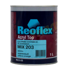 203 MIX Acrylic enamel 4+1, Yellow-orange, 1l