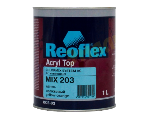 203 MIX Acrylic enamel 4+1, Yellow-orange, 1l