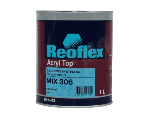 306 MIX Acrylic enamel 4+1, Red, 1l