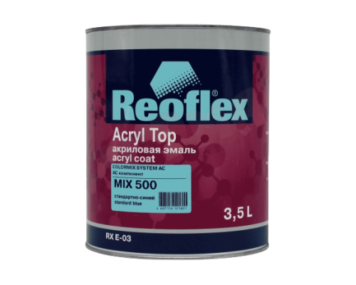 500 MIX Acrylic enamel 4+1, Standard blue, 3.5l