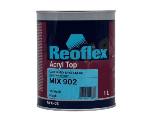 902 MIX Acrylic enamel 4+1, Black, 1l