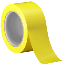 Скотч бумажный желтый высокотемпературный (80%) 25мм*50м