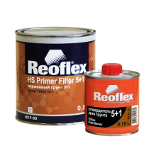 Reoflex 2K Acrylic Primer 5+1 White + Hardener, 0.8l+0.16l