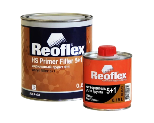 Reoflex 2K Acrylic Primer 5+1 White + Hardener, 0.8l+0.16l