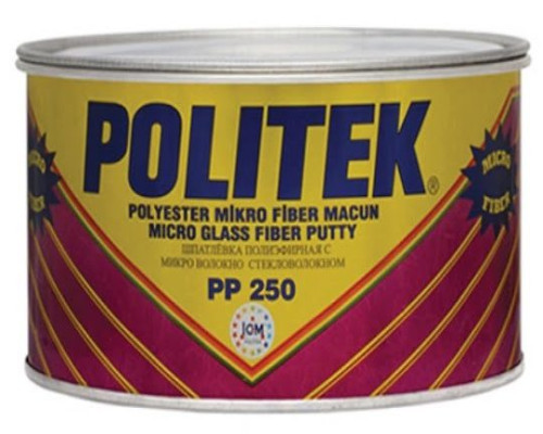 POLITEK Micro-Glass-Fiber 1800г шыны талшықты полиэфирлі замазка.