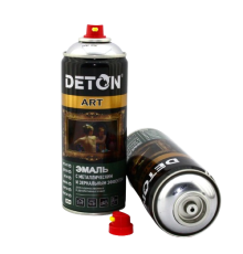 DETON ART - Эмаль металлик - Супер Хром - Аэрозоль, 520 мл