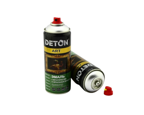 DETON ART - Эмаль металлик - Хром - Аэрозоль, 520 мл