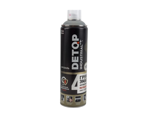 RAL 7042 DETOP №4 - Primer-enamel on rust 3 in 1 - Light gray - Aerosol