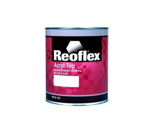 Reoflex 2К акриловая эмаль 4+1, Белая, 0.8кг