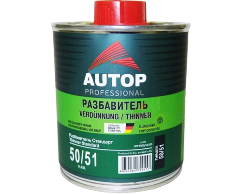 AUTOP 50/51 - Acrylic Standard Thinner - Can, 0.25l